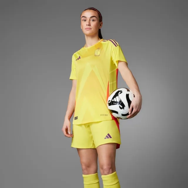 adidas Belgium Womens SS Player Issue Away Shirt 2024