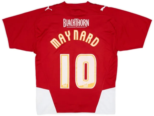 Puma 2008-09 Bristol City Home Shirt Maynard #10 - 6/10 - (L)