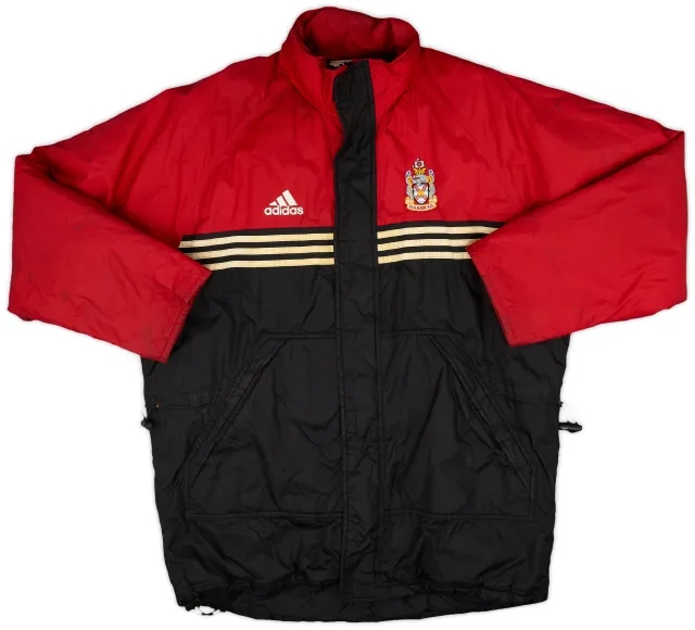 1997-99 Fulham adidas Padded Bench Coat - 5/10 - (L/XL)