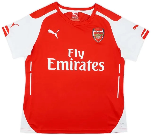Puma 2014-15 Arsenal Home Shirt - 9/10 - (Women's L)