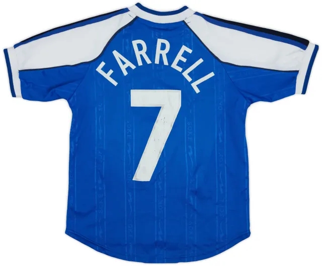 2000-01 Peterborough Home Shirt Farrell #7 - 6/10 - (M.Boys)