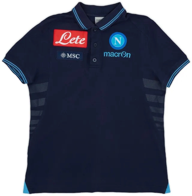 2010-11 Napoli Macron Polo Shirt - 9/10 - (S)