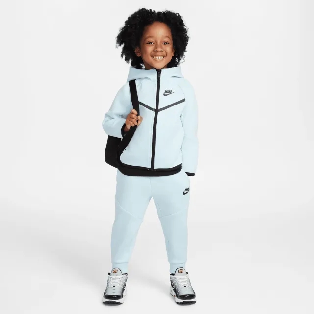 Nike Sportswear Toddler Tech Fleece 2-Piece Full-Zip Set - Blue - Cotton