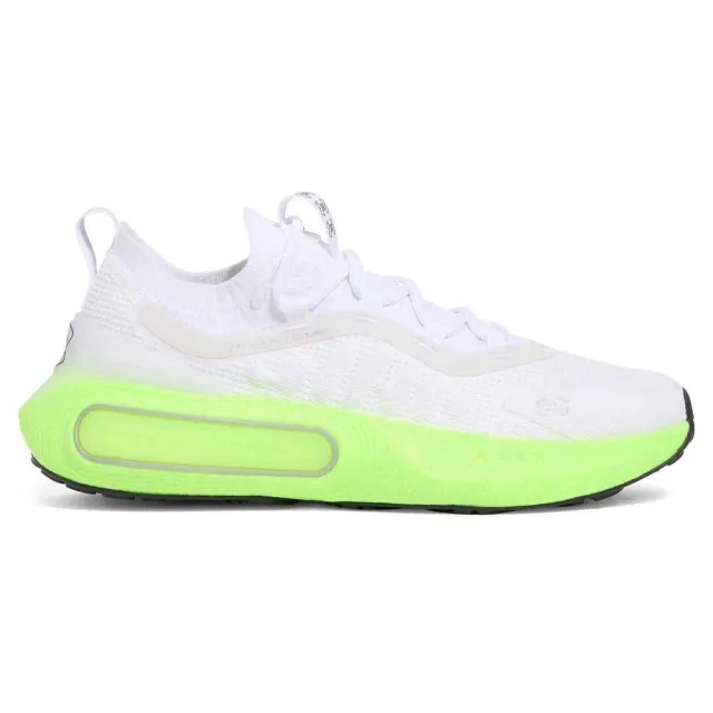 Men's  Under Armour  Phantom 4 Shoes White / Hyper Green / Black 12