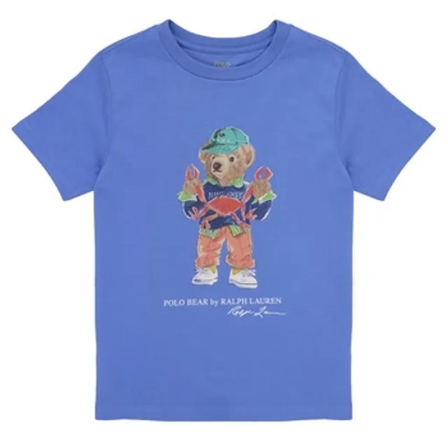 Polo Ralph Lauren  SS CN-KNIT SHIRTS-T-SHIRT  boys's Children's T shirt in Blue