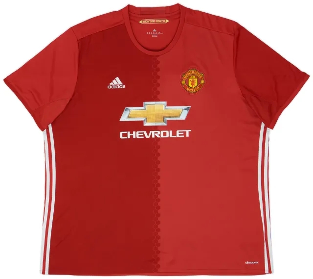 adidas 2016-17 Manchester United Home Shirt Rooney #10 - 9/10 - (3XL)