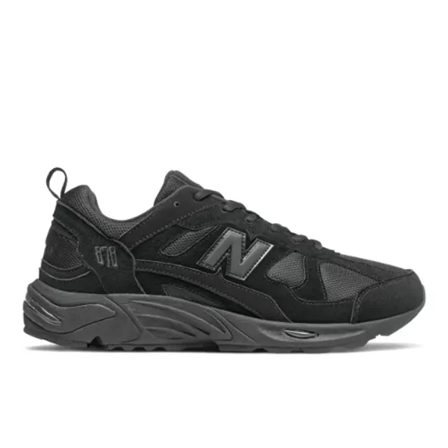 New Balance Men's 878 in Black Leather
