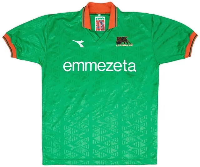 Diadora 1992-93 Venezia Match Issue Third Shirt #21