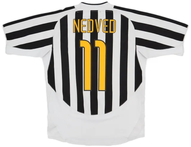 Nike 2003-04 Juventus Home Shirt Nedved #11 - 5/10 - (L)