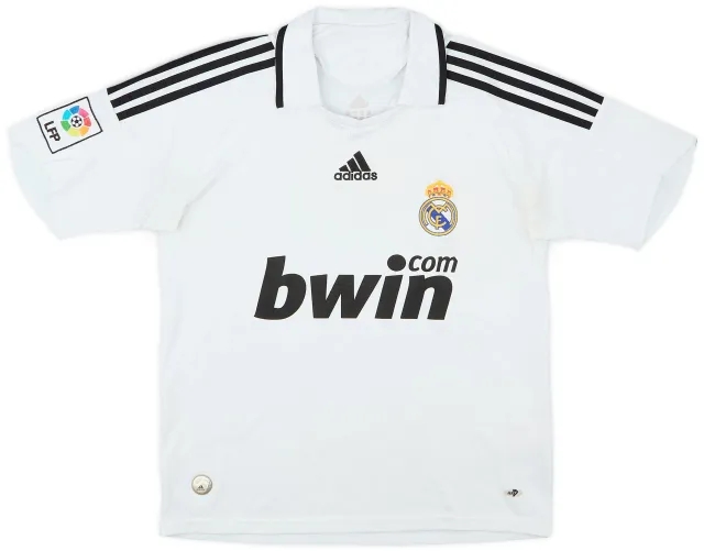 adidas 2008-09 Real Madrid Home Shirt - 7/10 - (L.Boys)