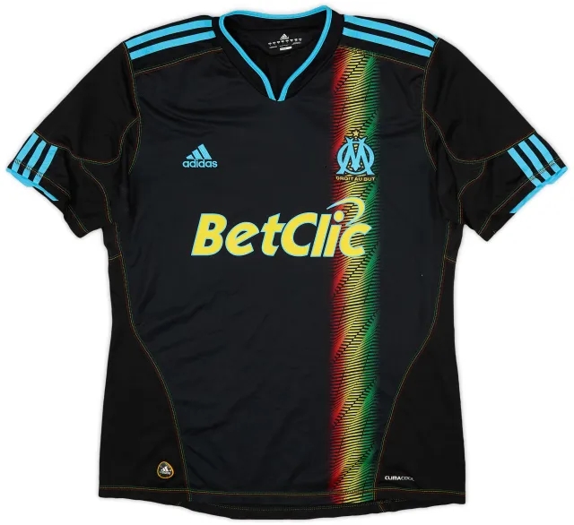adidas 2010-11 Olympique Marseille Third Shirt - 5/10 - (L)