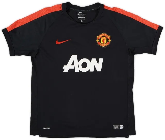 2014-15 Manchester United Nike Training Shirt - 7/10 - (L.Boys)