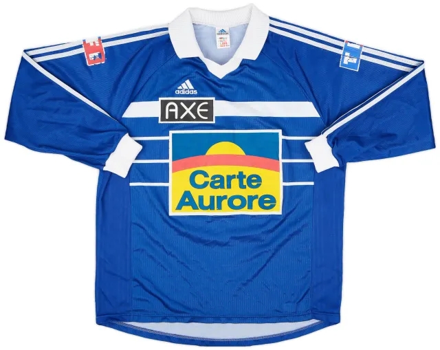 adidas 1990s Coupe de France Home L/S Shirt #5 - 6/10 - (XL)