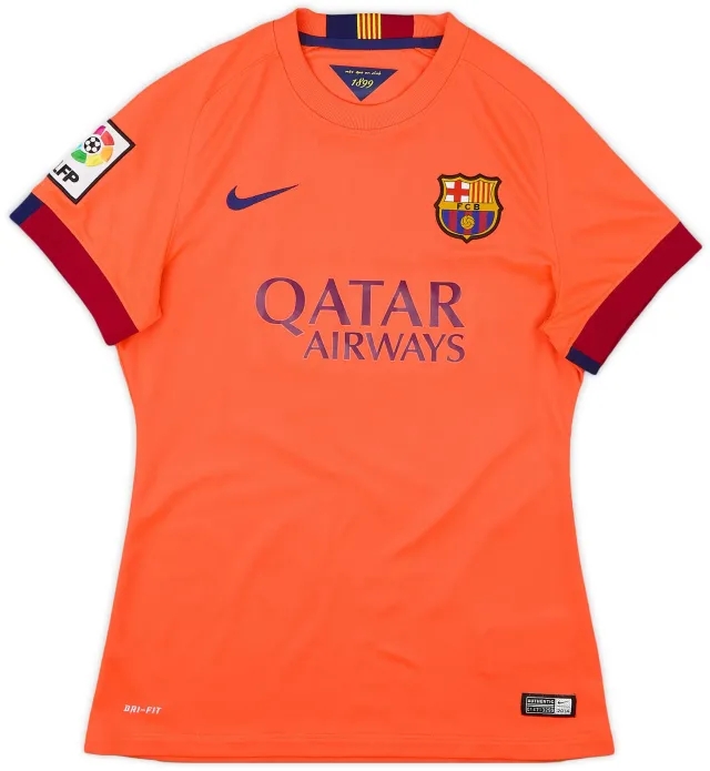 Nike 2014-15 Barcelona Away Shirt - 9/10 - (Women's S)