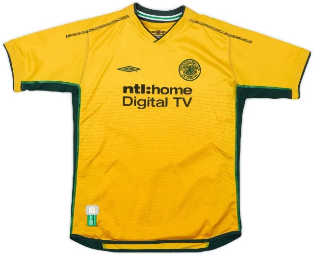 Umbro 2002-03 Celtic Away Shirt - 7/10 - (L.Boys)