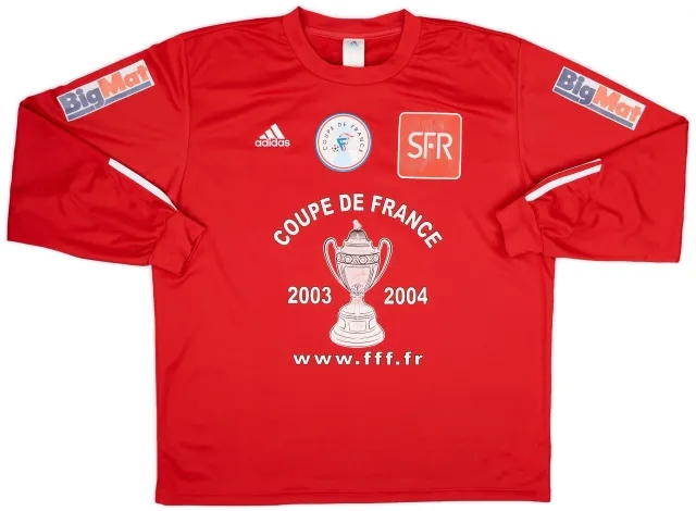 adidas 2003-04 Coupe de France L/S Shirt #13 - 8/10 - (XL)