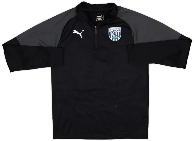 2018-19 West Brom Puma 1/4 Zip Training Top - 8/10 - (M)