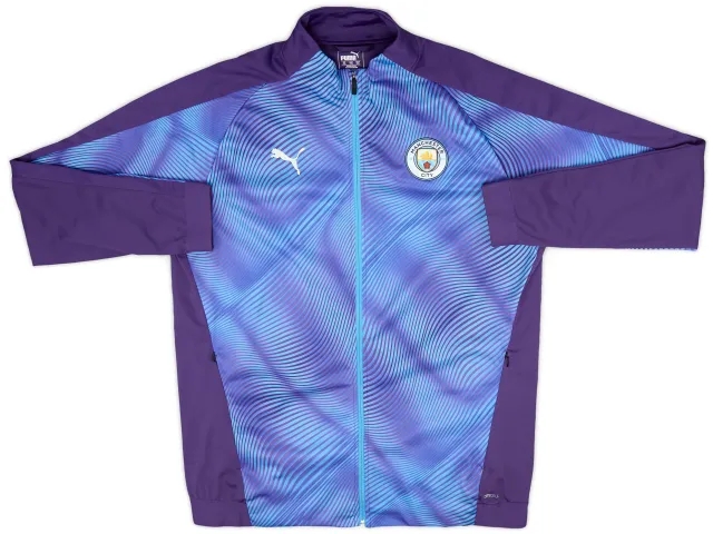 2019-20 Manchester City Puma Track Jacket - 9/10 - (XXL)