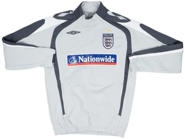 2007-09 England Umbro 1/4 Zip Drill Top - 8/10 - (S)