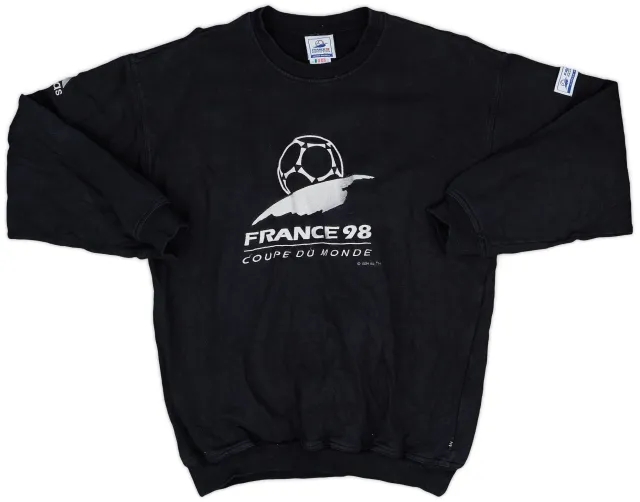 1998 France adidas 'Coupe du Monde' Sweat Top - 8/10 - (M)