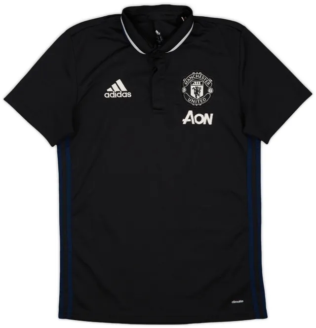 2016-17 Manchester United adidas Polo Shirt - 7/10 - (S)