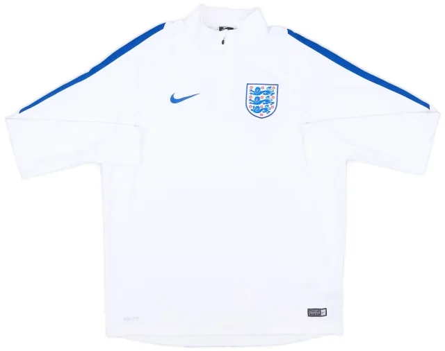 2016-17 England Nike 1/4 Zip Training Top - 8/10 - (XL)