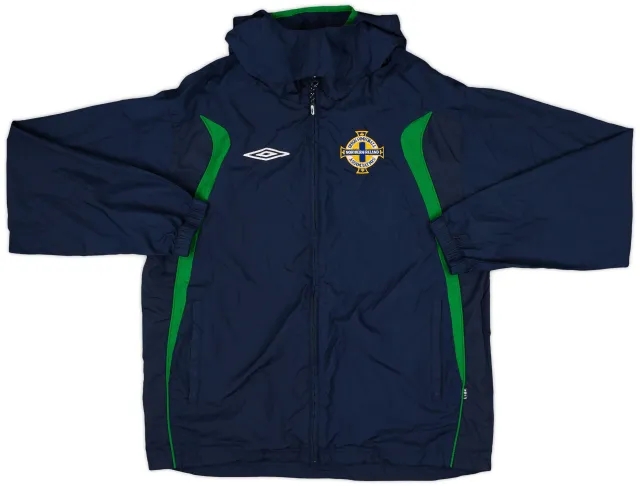 2007-09 Northern Ireland Umbro Hooded Rain Jacket - 8/10 - (L)