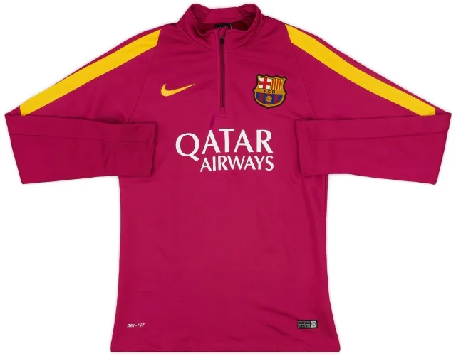2016-17 Barcelona Nike 1/4 Zip Training Top - 5/10 - (S)