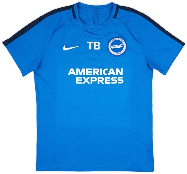 2018-19 Brighton Nike Staff Issue Training Shirt 'TB' - 8/10 - (L)