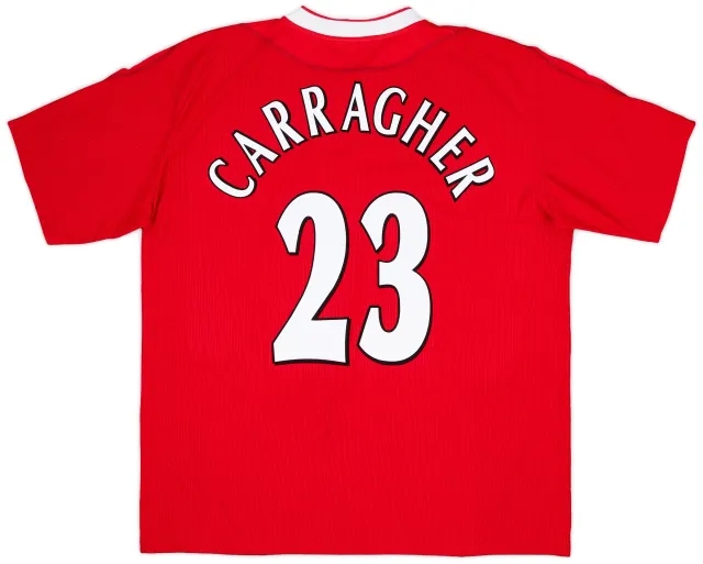 Reebok 2002-04 Liverpool Home Shirt Carragher #23 - 9/10 - (XL)