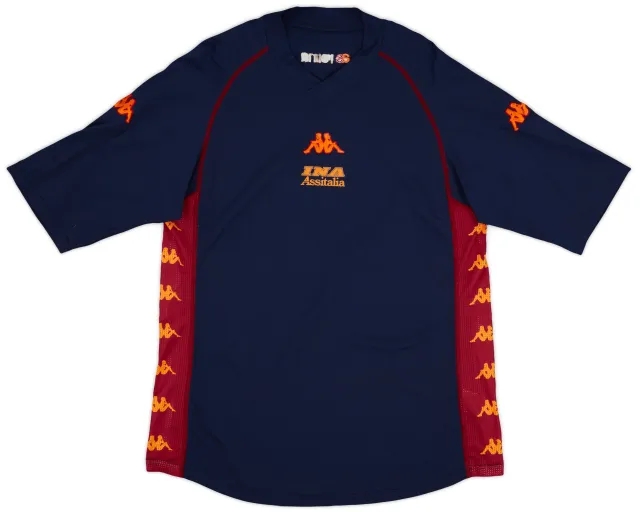 2001-02 Roma Kappa Training Shirt - 6/10 - (XXL)