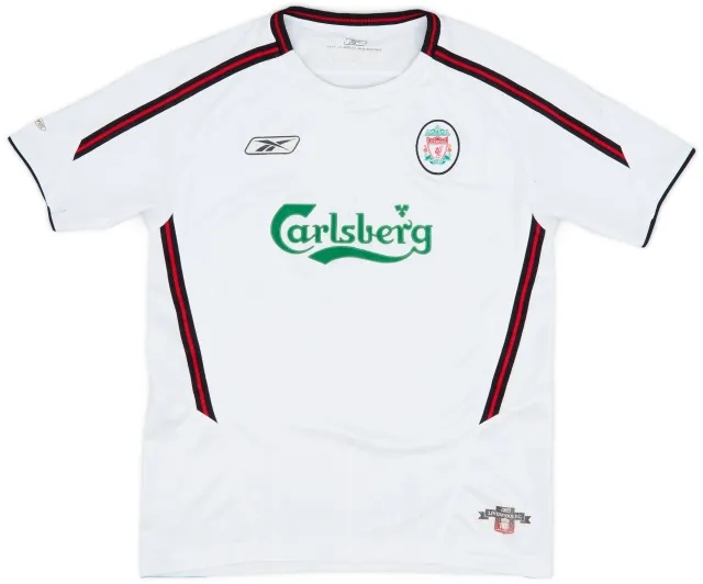 Reebok 2003-04 Liverpool Away Shirt - 7/10 - (XL.Boys)