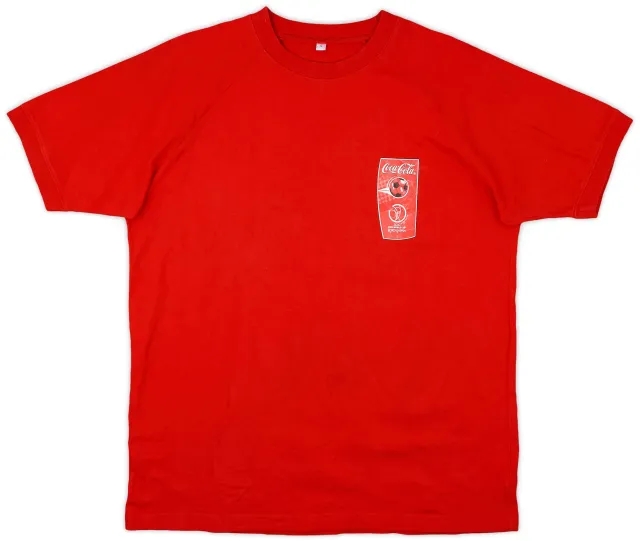 T-Shirts 2002 Coca Cola 'World Cup Korea/Japan' Cotton Tee - 9/10 - (L)