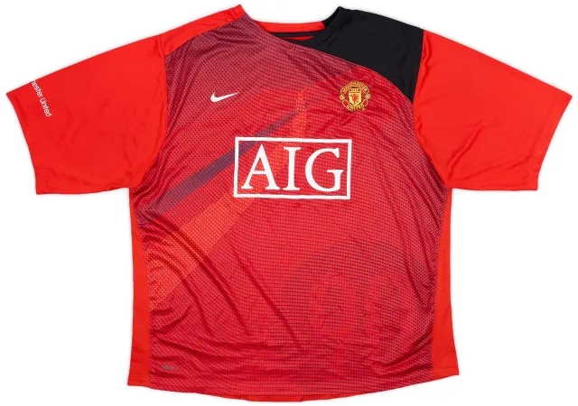 2008-09 Manchester United Nike Training Shirt - 5/10 - (XL)