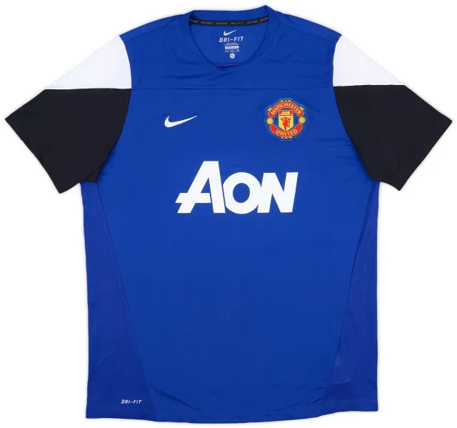 2013-14 Manchester United Nike Training Shirt - 9/10 - (XL)