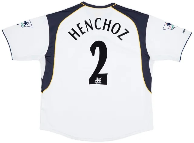 Reebok 2001-03 Liverpool Away Shirt Henchoz #2 - 8/10 - (XL)