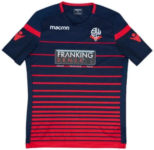 2018-19 Bolton Macron Training Shirt - 8/10 - (XL)