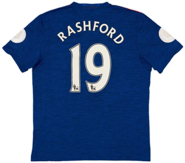 adidas 2016-17 Manchester United Away Shirt Rashford #19 - 5/10 - (L)