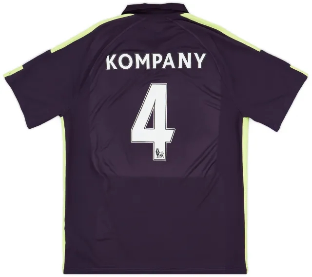 Nike 2014-15 Manchester City Third Shirt Kompany #4 - 5/10 - (L)