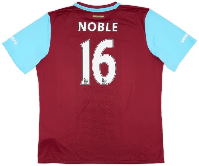 Umbro 2015-16 West Ham 'Boleyn' Home Shirt Noble #16 - 7/10 - (XXL)