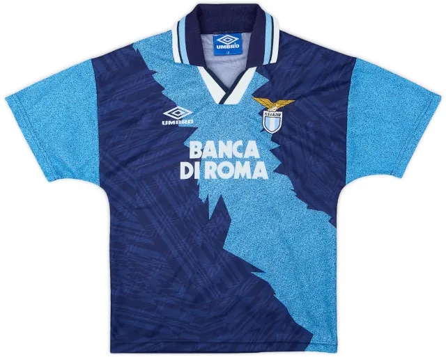 Umbro 1994-96 Lazio Away Shirt - 9/10 - (L.Boys)