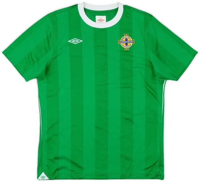 Umbro 2010-12 Northern Ireland Home Shirt - 9/10 - (XL.Boys)