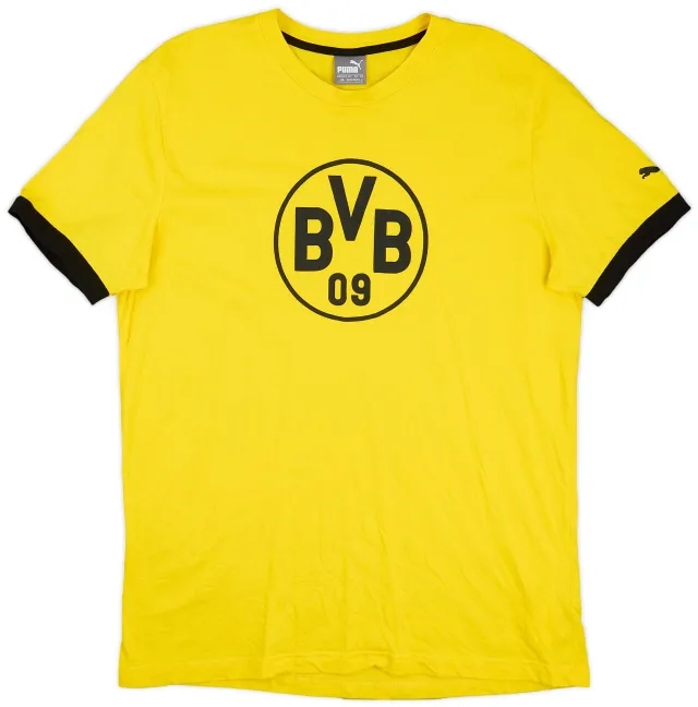 2022-23 Borussia Dortmund Puma Cotton Tee - 9/10 - (L)