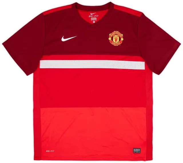 2011-12 Manchester United Nike Training Shirt - 8/10 - (XL)
