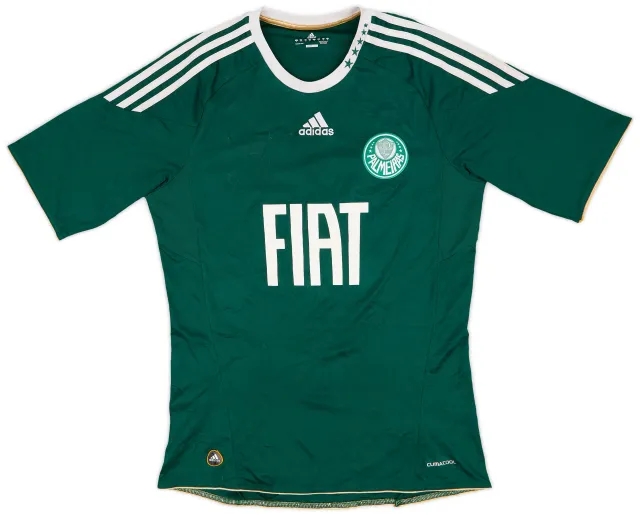 adidas 2010-11 Palmeiras Home Shirt #9 - 6/10 - (M)