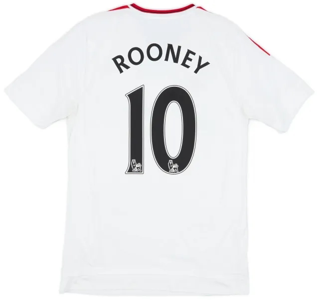 adidas 2015-16 Manchester United Away Shirt Rooney #10 - 5/10 - (S)