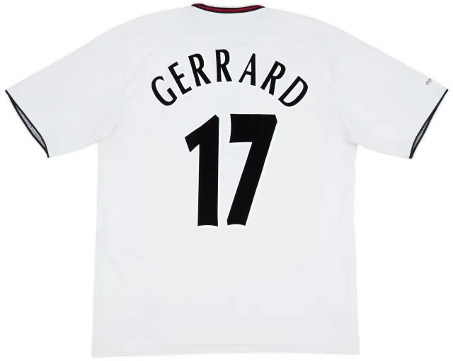 Reebok 2003-04 Liverpool Away Shirt Gerrard #17 - 5/10 - (L)