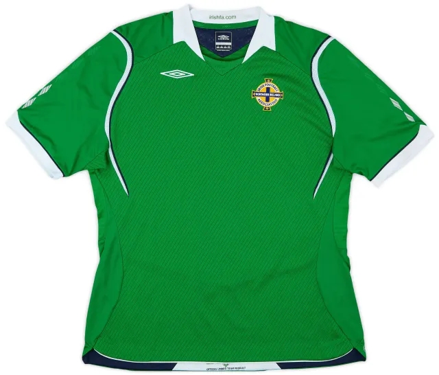 Umbro 2008-10 Northern Ireland Home Shirt - 8/10 - (Women's XL)