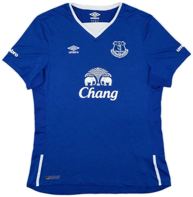 Umbro 2015-16 Everton Home Shirt - 7/10 - (Women's XL)