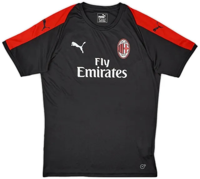 2018-19 AC Milan Puma Training Shirt - 8/10 - (S)